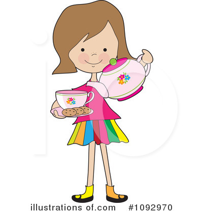 Tea Party Clipart #1092970 by Maria Bell