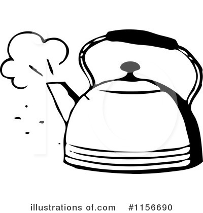 Tea Kettle Clipart #1156690 by BestVector