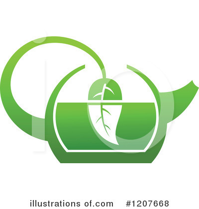 Royalty-Free (RF) Tea Clipart Illustration by Vector Tradition SM - Stock Sample #1207668