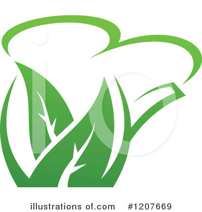 Royalty-Free (RF) Tea Clipart Illustration by Vector Tradition SM - Stock Sample #1207669