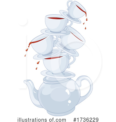 Tea Party Clipart #1736229 by Pushkin
