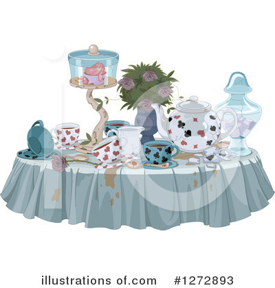 Royalty-Free (RF) Tea Party Clipart Illustration by Pushkin - Stock Sample #1272893