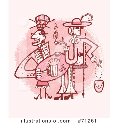 Royalty-Free (RF) Tea Time Clipart Illustration by Steve Klinkel - Stock Sample #71261