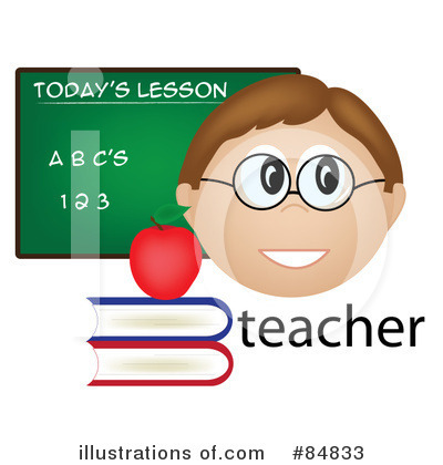 Royalty-Free (RF) Teacher Clipart Illustration by Pams Clipart - Stock Sample #84833