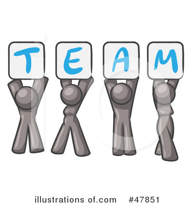 Royalty-Free (RF) Team Clipart Illustration by Leo Blanchette - Stock Sample #47851