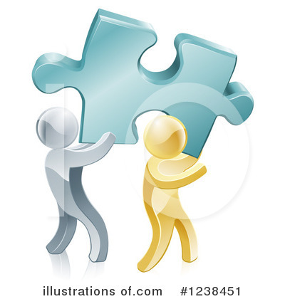 Puzzle Clipart #1238451 by AtStockIllustration