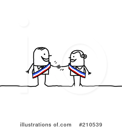 Royalty-Free (RF) Teamwork Clipart Illustration by NL shop - Stock Sample #210539