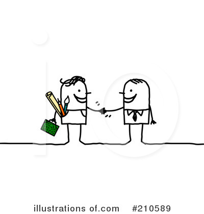 Royalty-Free (RF) Teamwork Clipart Illustration by NL shop - Stock Sample #210589