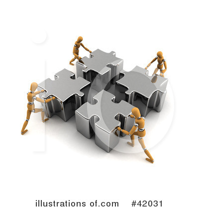 Royalty-Free (RF) Teamwork Clipart Illustration by stockillustrations - Stock Sample #42031