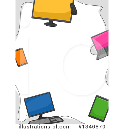 Desktop Computer Clipart #1346870 by BNP Design Studio