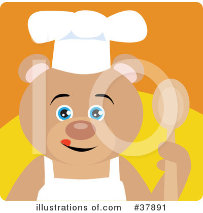 Royalty-Free (RF) Teddy Bear Character Clipart Illustration by Dennis Holmes Designs - Stock Sample #37891