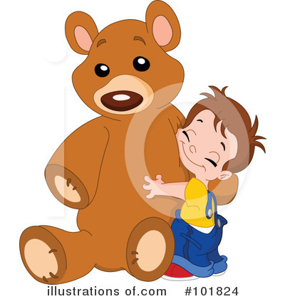 Royalty-Free (RF) Teddy Bear Clipart Illustration by yayayoyo - Stock Sample #101824
