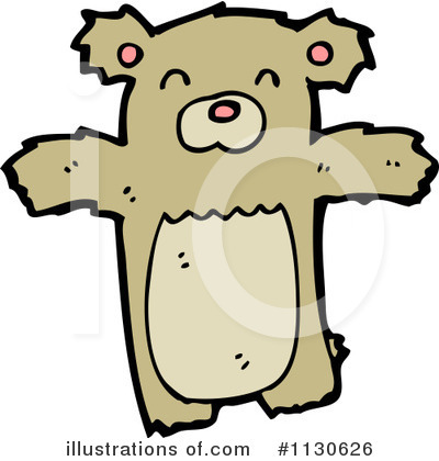 Royalty-Free (RF) Teddy Bear Clipart Illustration by lineartestpilot - Stock Sample #1130626