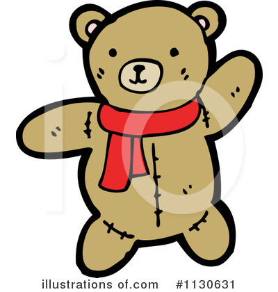 Royalty-Free (RF) Teddy Bear Clipart Illustration by lineartestpilot - Stock Sample #1130631