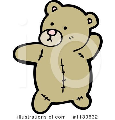 Royalty-Free (RF) Teddy Bear Clipart Illustration by lineartestpilot - Stock Sample #1130632