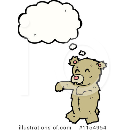 Royalty-Free (RF) Teddy Bear Clipart Illustration by lineartestpilot - Stock Sample #1154954