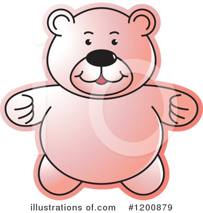 Pink Teddy Bear Clipart #1200879 by Lal Perera