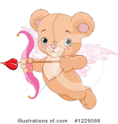 Royalty-Free (RF) Teddy Bear Clipart Illustration by Pushkin - Stock Sample #1229566