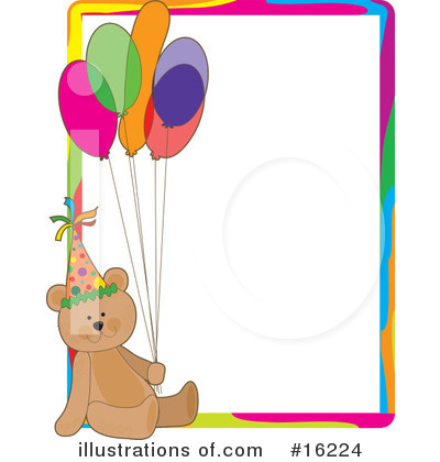 Royalty-Free (RF) Teddy Bear Clipart Illustration by Maria Bell - Stock Sample #16224