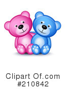 Teddy Bear Clipart #210842 by Oligo