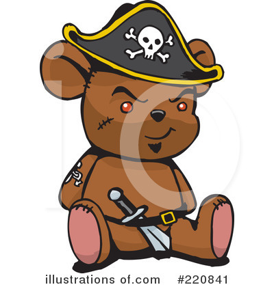 Pirate Clipart #220841 by Dennis Holmes Designs
