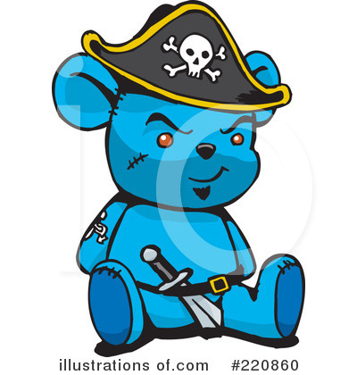 Pirate Clipart #220860 by Dennis Holmes Designs