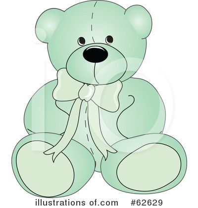 Royalty-Free (RF) Teddy Bear Clipart Illustration by Pams Clipart - Stock Sample #62629