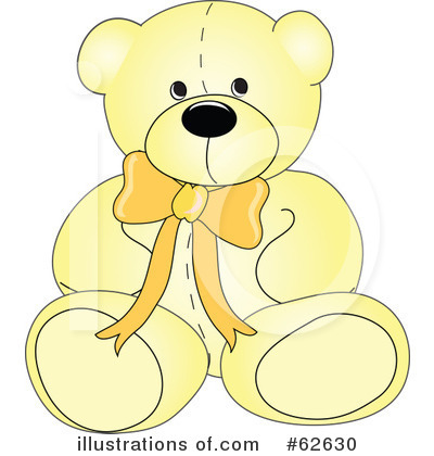 Royalty-Free (RF) Teddy Bear Clipart Illustration by Pams Clipart - Stock Sample #62630
