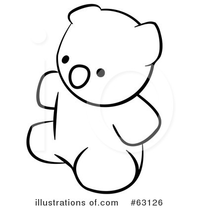 Royalty-Free (RF) Teddy Bear Clipart Illustration by Leo Blanchette - Stock Sample #63126