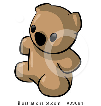 Royalty-Free (RF) Teddy Bear Clipart Illustration by Leo Blanchette - Stock Sample #83684