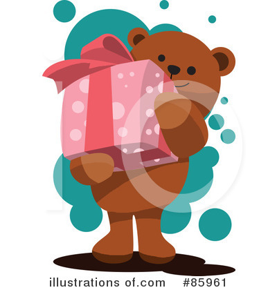 Royalty-Free (RF) Teddy Bear Clipart Illustration by mayawizard101 - Stock Sample #85961