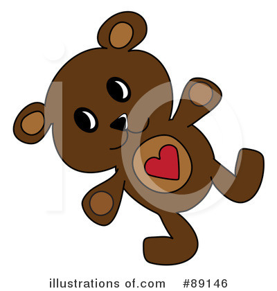 Royalty-Free (RF) Teddy Bear Clipart Illustration by Pams Clipart - Stock Sample #89146
