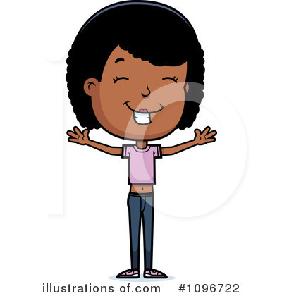 Royalty-Free (RF) Teen Girl Clipart Illustration by Cory Thoman - Stock Sample #1096722