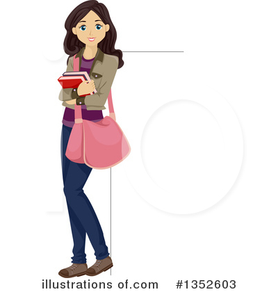 Royalty-Free (RF) Teen Girl Clipart Illustration by BNP Design Studio - Stock Sample #1352603