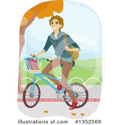 Bicycling Clipart #1352568 by BNP Design Studio