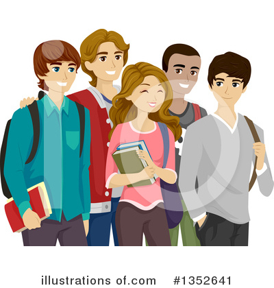 Royalty-Free (RF) Teenager Clipart Illustration by BNP Design Studio - Stock Sample #1352641