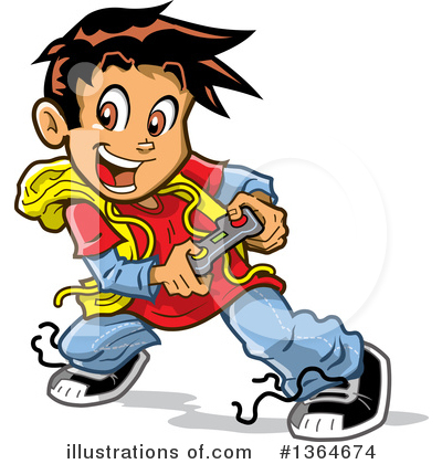 Gaming Clipart #1364674 by Clip Art Mascots