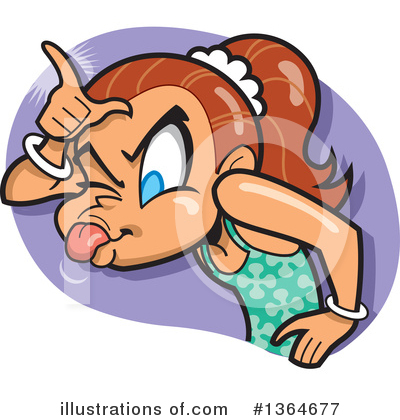 Teasing Clipart #1364677 by Clip Art Mascots