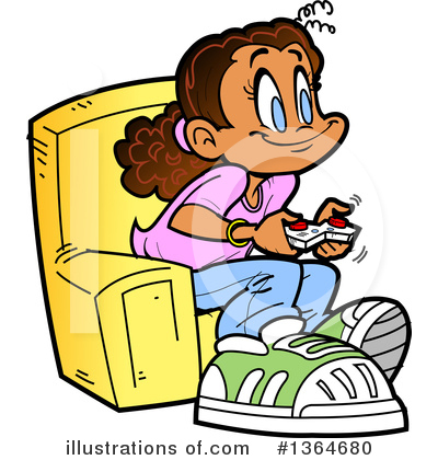 Royalty-Free (RF) Teenager Clipart Illustration by Clip Art Mascots - Stock Sample #1364680