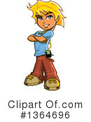 Teenager Clipart #1364696 by Clip Art Mascots