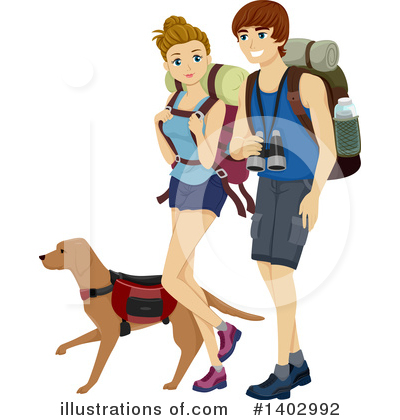 Hiking Clipart #1402992 by BNP Design Studio