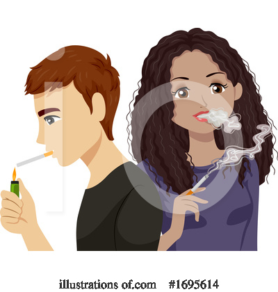 Smoking Clipart #1695614 by BNP Design Studio