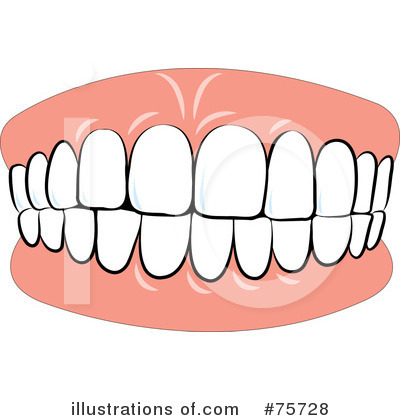 Royalty-Free (RF) Teeth Clipart Illustration by Lal Perera - Stock Sample #75728