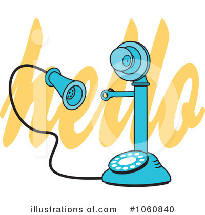 Telephone Clipart #1060840 by Johnny Sajem
