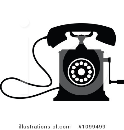 Royalty-Free (RF) Telephone Clipart Illustration by Vector Tradition SM - Stock Sample #1099499