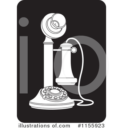 Royalty-Free (RF) Telephone Clipart Illustration by Lal Perera - Stock Sample #1155923