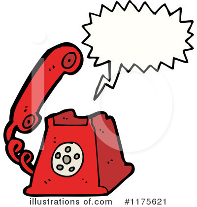 Royalty-Free (RF) Telephone Clipart Illustration by lineartestpilot - Stock Sample #1175621