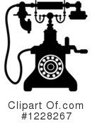 Telephone Clipart #1228267 by Vector Tradition SM