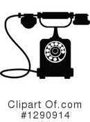 Telephone Clipart #1290914 by Vector Tradition SM