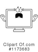 Television Clipart #1173683 by Cory Thoman